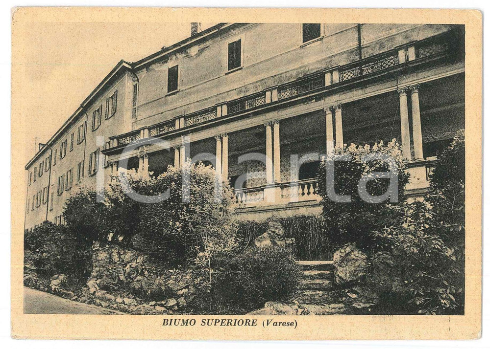 Cartolina originale da collezione 1960 BIUMO SUPERIORE Casa immacolata Suore Terziarie Cappuccine  Cartolina FG 1
