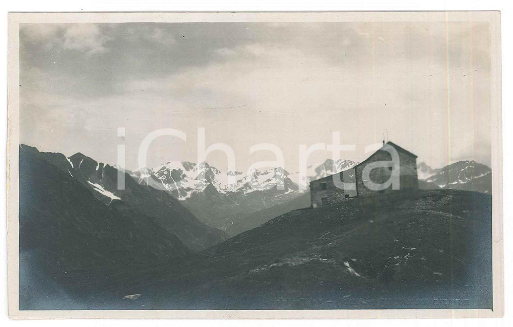 Cartolina originale da collezione 1935 ca CAI Sezione di CRESCENZAGO Rifugio Monte Re VAL PASSIRIA Cartolina FP NV 1