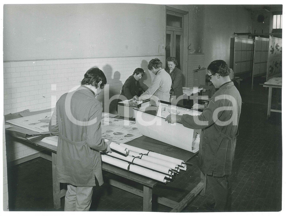 Fotografia d epoca originale 1967 TORINO Via A. Doria  Centro di lavoro per subnormali psichici  Foto 9 1