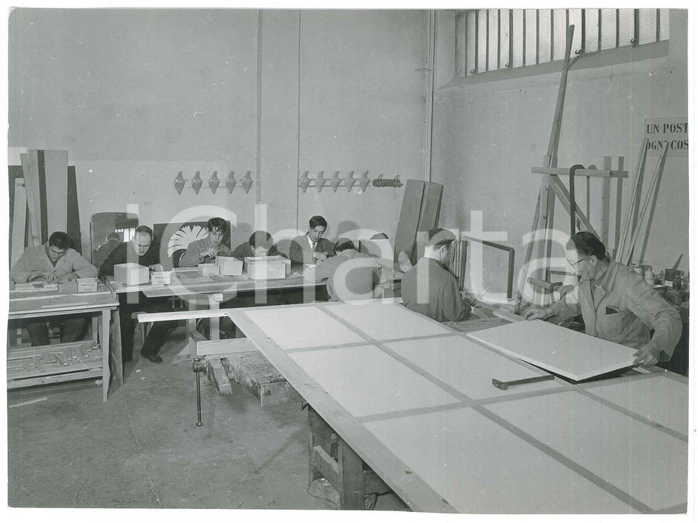 Fotografia d epoca originale 1967 TORINO Via A. Doria  Centro di lavoro per subnormali psichici  Foto 7 1