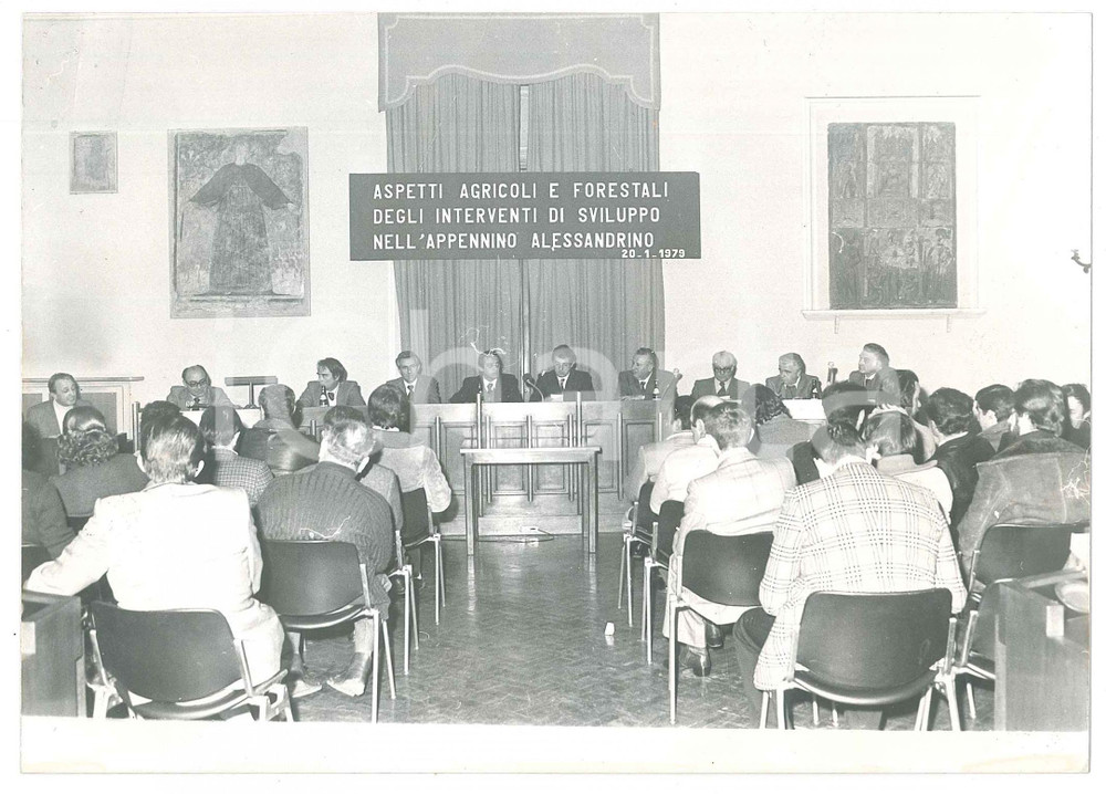Fotografia d epoca originale 1979 ALESSANDRIA Convegno interventi di sviluppo Appennino alessandrino Foto 1 1