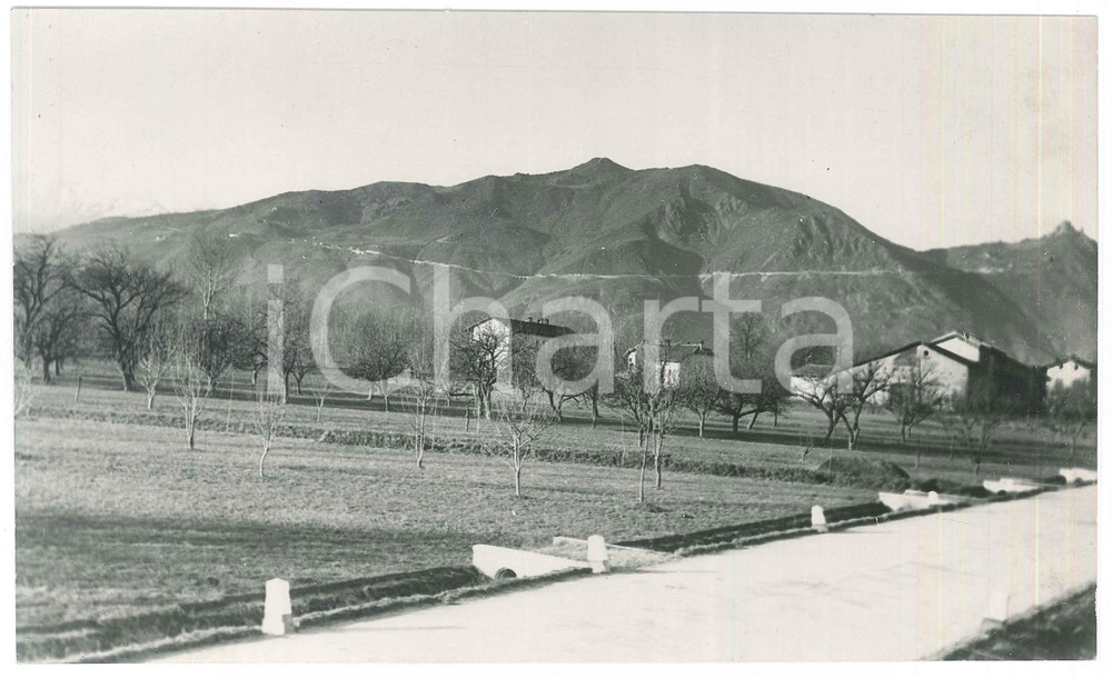 Fotografia d epoca originale 1965 ca Area di PAVIA  Strada SAN PIETROMORTARA  Fotografia 23x14 cm 1