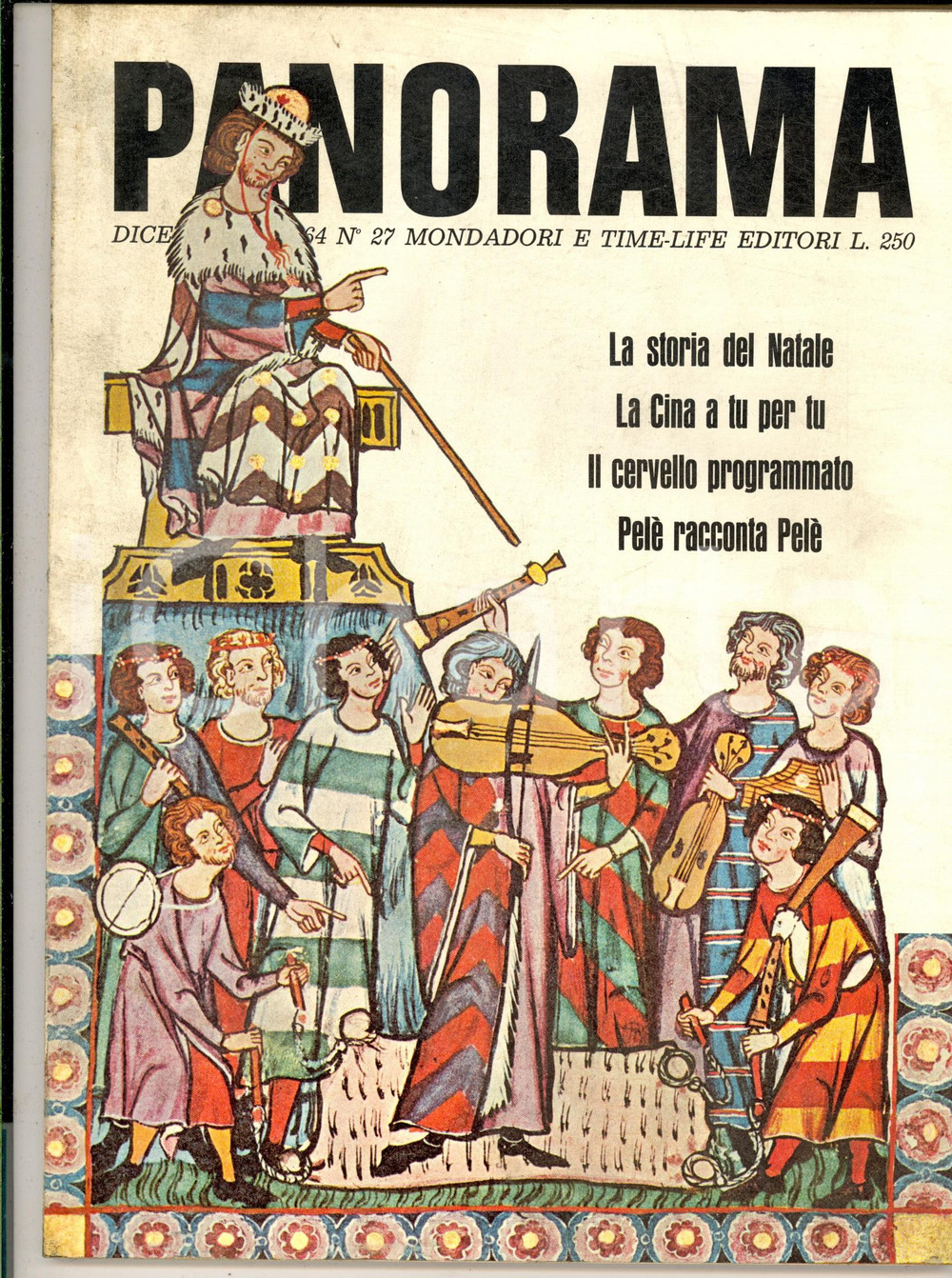 1964 PANORAMA Storia del Natale - Pelè racconta Pelè *Rivista ILLUSTRATA n° 27