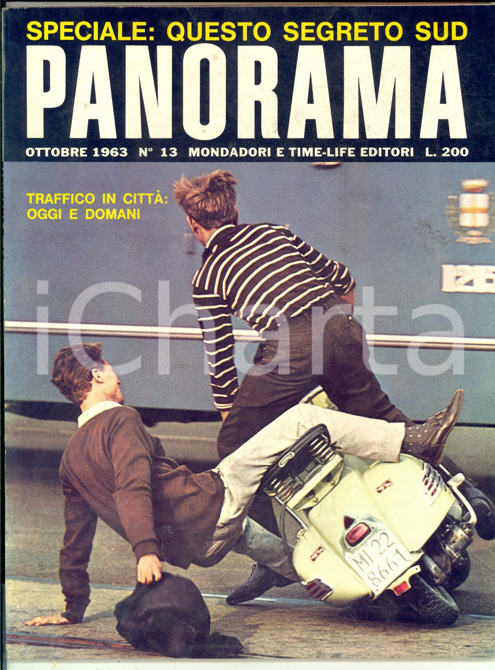 Giornale, rivista storica 1963 PANORAMA Mafia italiana negli USA  Inchiesta sul meridione Rivista nÂ° 13 1