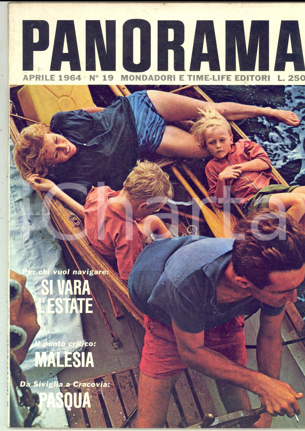 Giornale, rivista storica 1964 PANORAMA Antonio SEGNI presidente  Singapore Rivista ILLUSTRATA nÂ°19 1