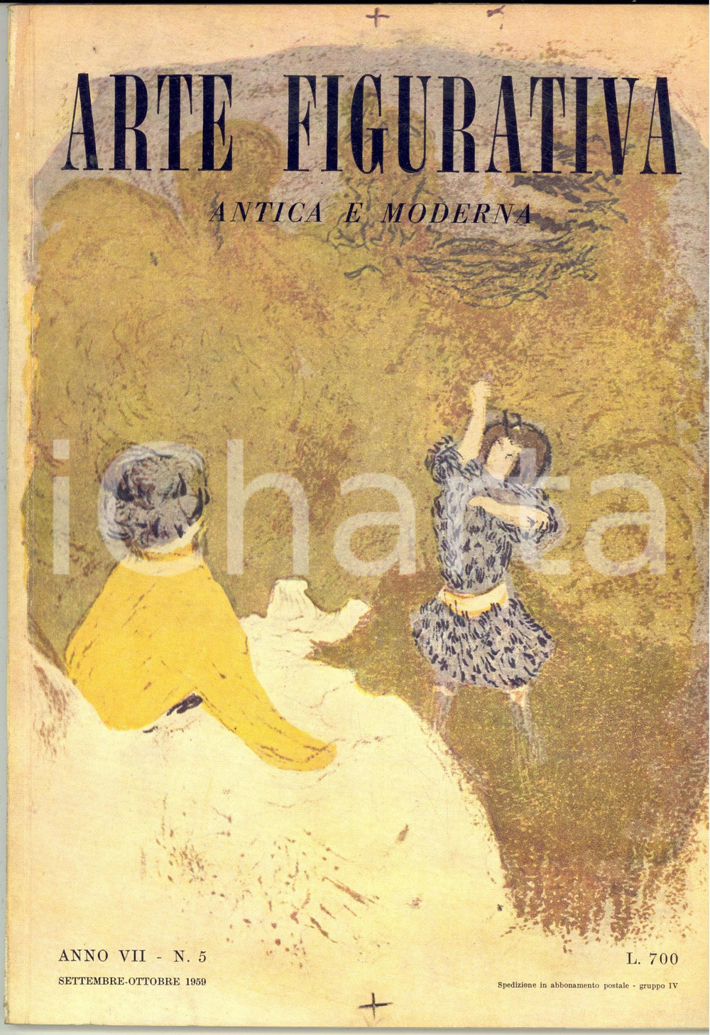 Giornale, rivista storica 1959 ARTE FIGURATIVA Villa MELZI a Bellagio  Giuseppe MAGGIOLINI Rivista nÂ° 5 1