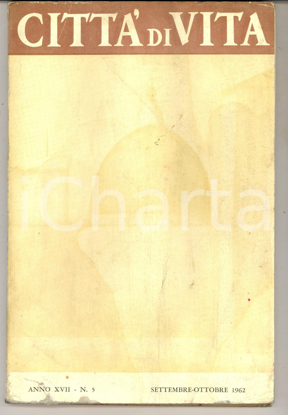 Giornale, rivista storica 1962 CITTA  DI VITA ReligiositÃ  di PASCOLI  Conversione JOERGENSEN Rivista nÂ°5 1