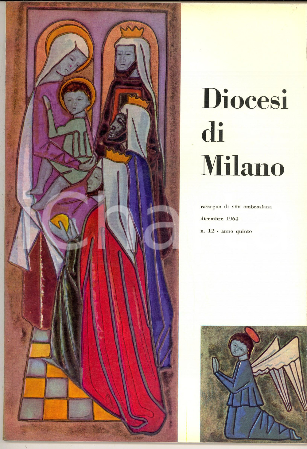 1964 DIOCESI DI MILANO Il collegio "A. VOLTA" di LECCO *Rivista ambrosiana nÂ° 12 CONDIZIONI: G     originale e autentica 1