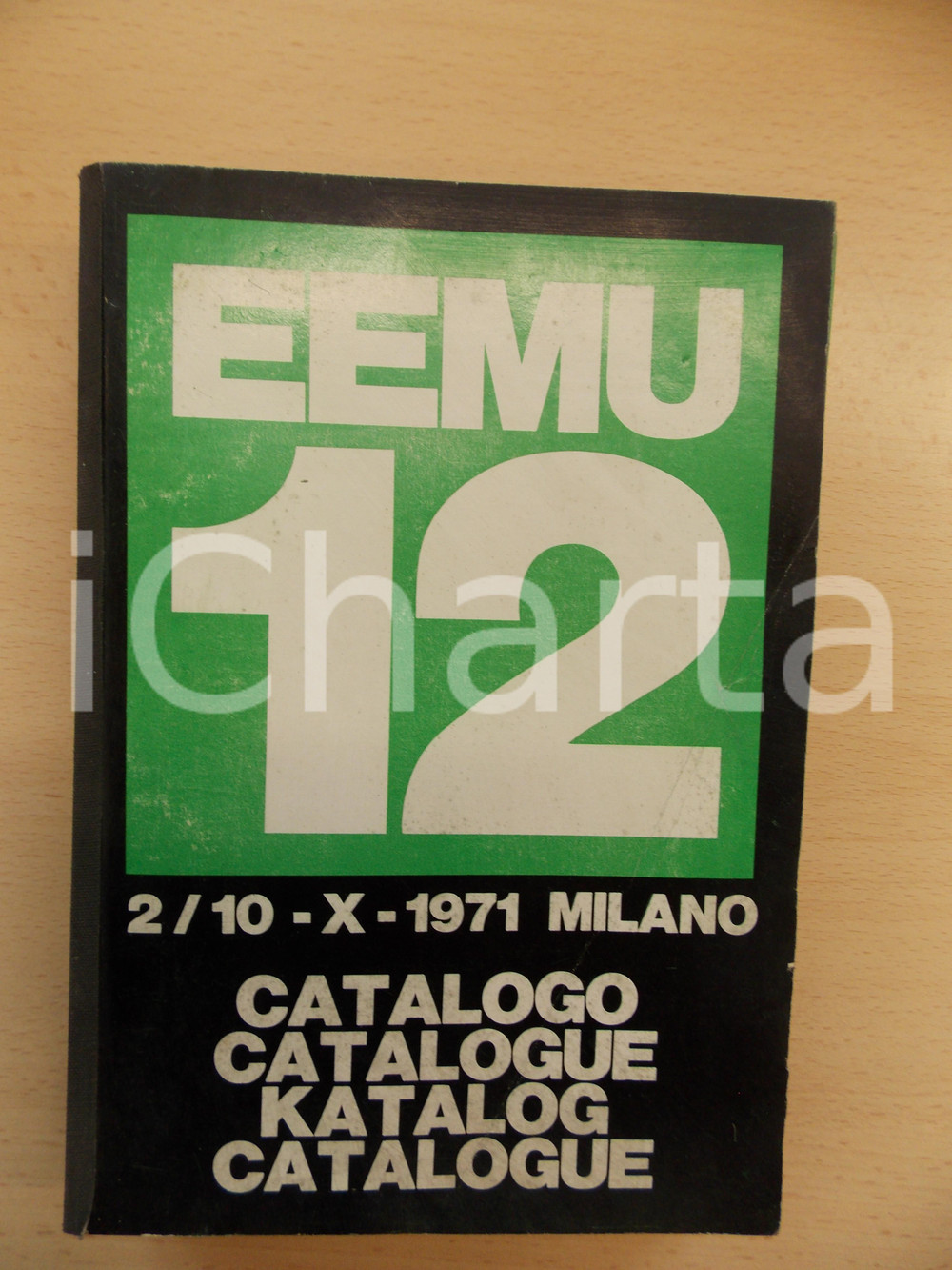 Materiale pubblicitario d’epoca 1971 MILANO 12 Esposizione Europea della Macchina Utensile Catalogo ufficiale 1
