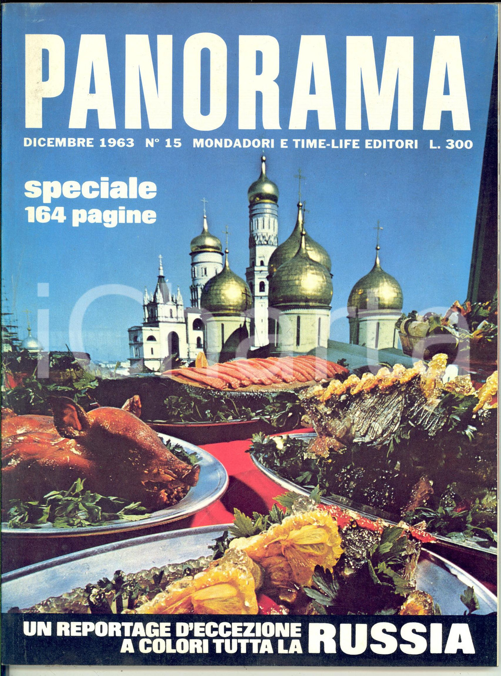 Giornale, rivista storica 1963 PANORAMA Le opere dell IRI  Visitare l U.R.S.S. Rivista VINTAGE nÂ° 15 1