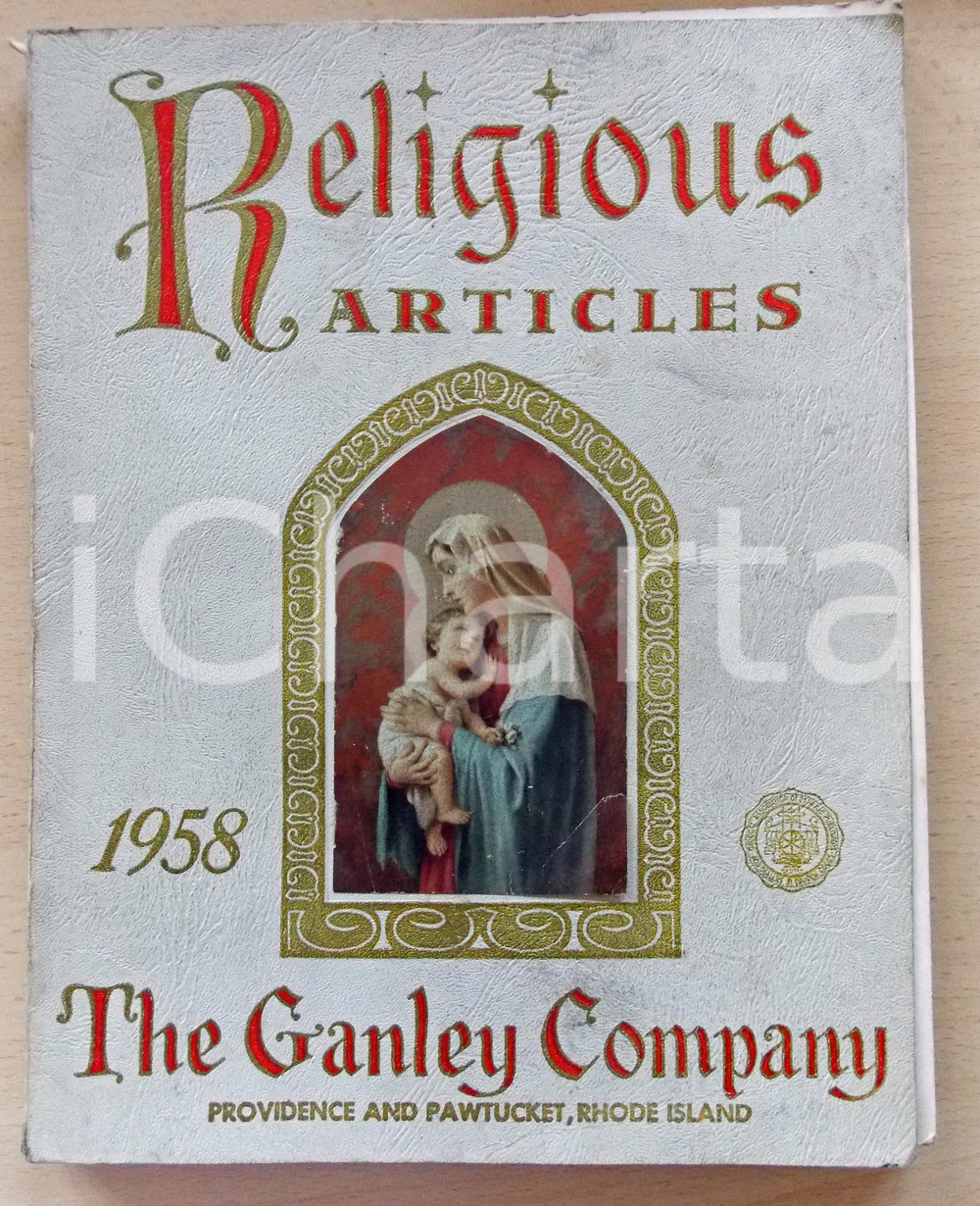 Libro, pubblicazione d epoca 1958 PROVIDENCE USA THE GANLEY COMPANY Religious articles  Catalog 192 pp. 1