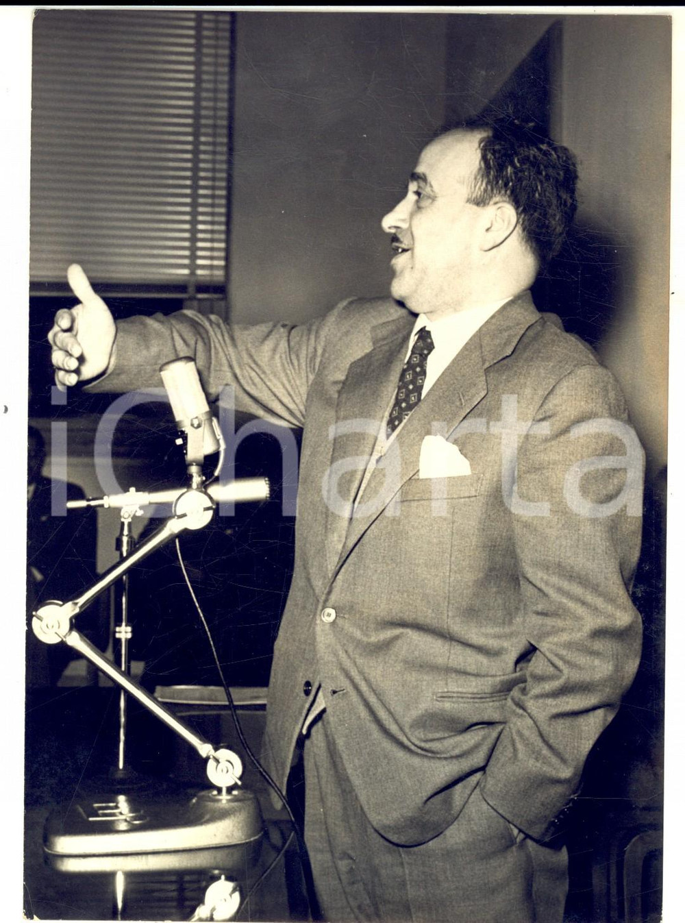 Fotografia d epoca originale 1950 ca MILANO Scuola Centrale Tributaria  Inaugurazione anno accademico Foto 1