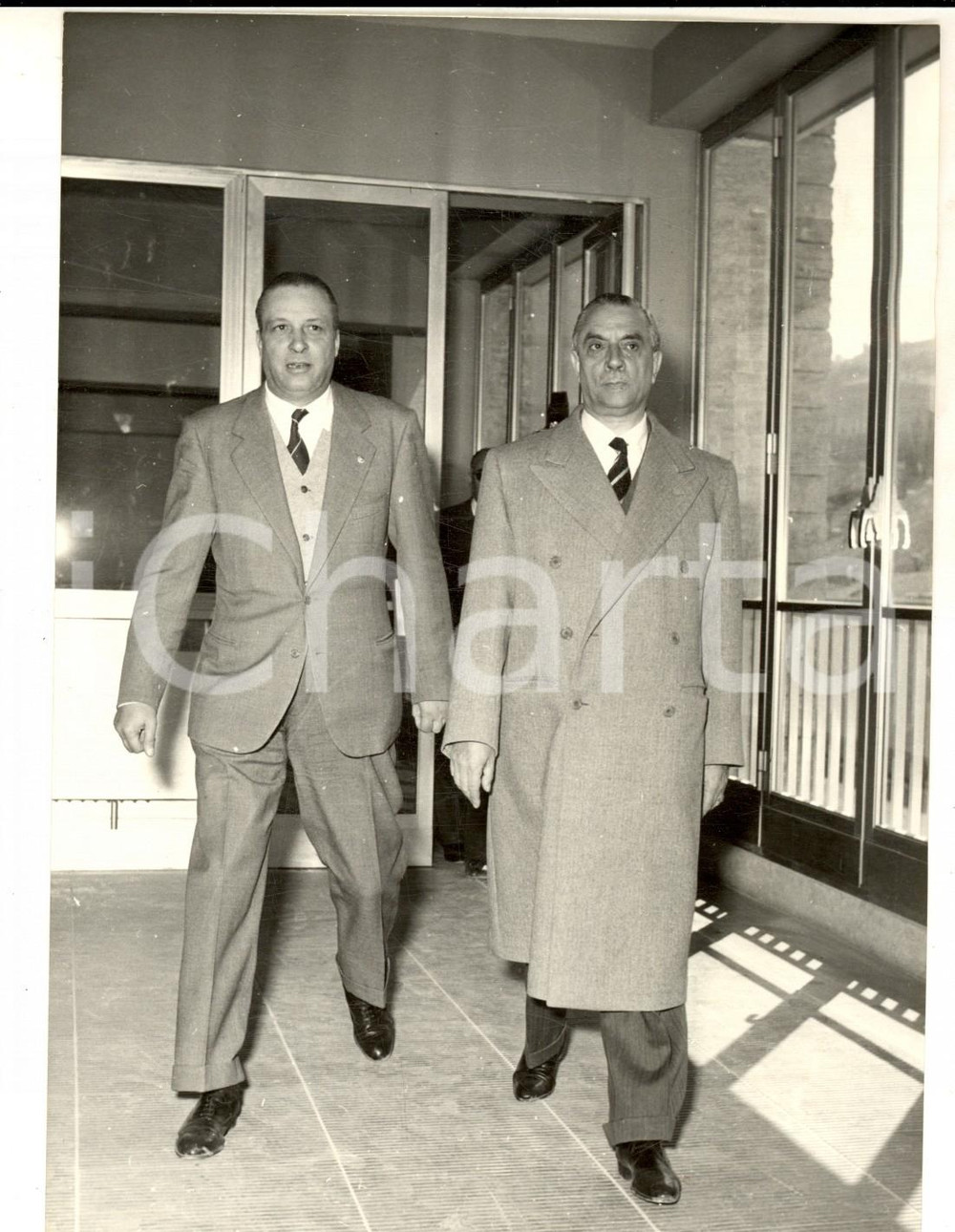 Fotografia d epoca originale 1953 ROMA Pietro CAMPILLI allo Stadio dei Centomila quasi ultimato Foto 1