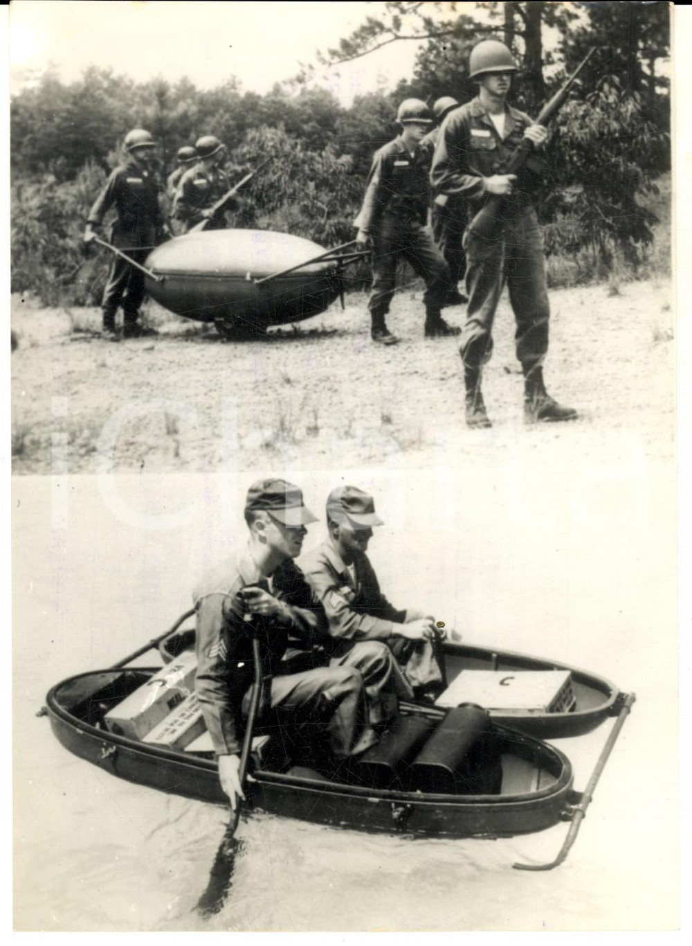 Fotografia d epoca originale 1964 US ARMY FORT BENNING Nuovo veicolo per la guerriglia in Medio Oriente Foto 1
