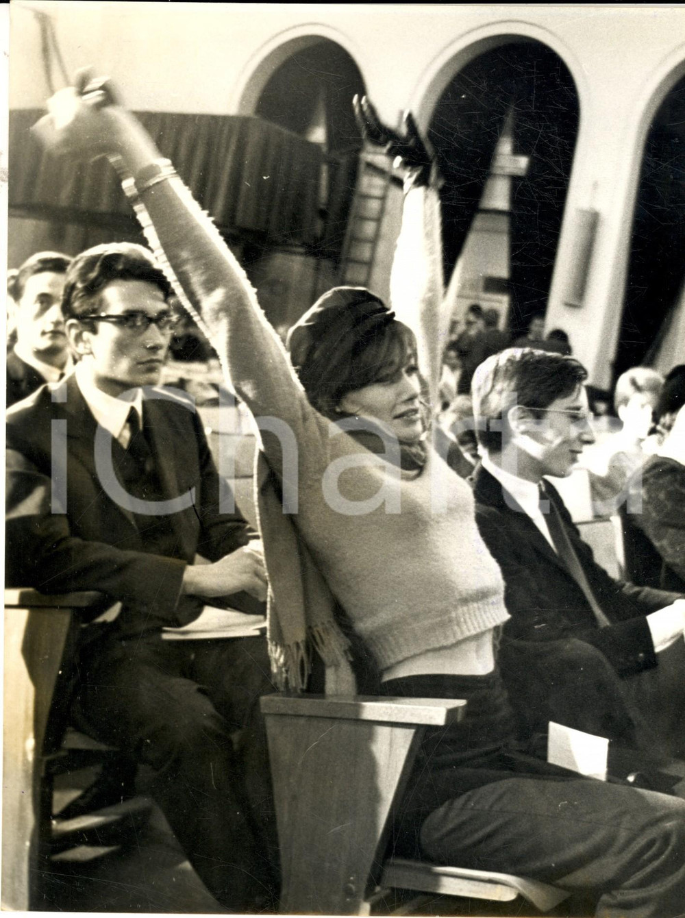 1966 SANREMO FESTIVAL Stanchezza della cantante Françoise HARDY *Foto 18x24 cm
