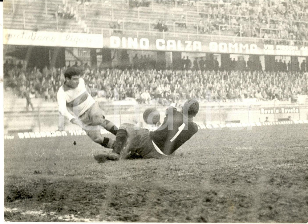 Fotografia d epoca originale 1958 CALCIO Nazionale Militare  Allenamento formazione GENOASAMPDORIA Foto 1