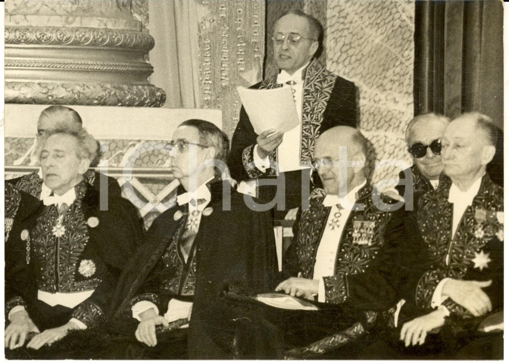 Fotografia d epoca originale 1962 PARIS RenÃ© CLAIR eletto all ACADEMIE FRANCAISE Fotografia 18x13 cm 1