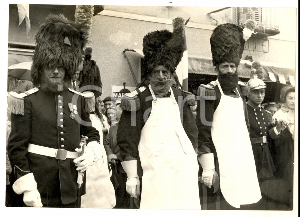 Fotografia d epoca originale 1959 SUSA TO Rievocazione storica arrivo francesi nel 1859 Foto 18x13 1