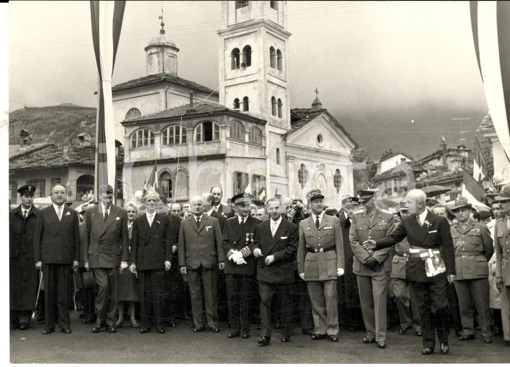 Fotografia d epoca originale 1959 SUSA TO Rievocazione arrivo truppe francesi nel 1859  Foto 18x13 cm 1