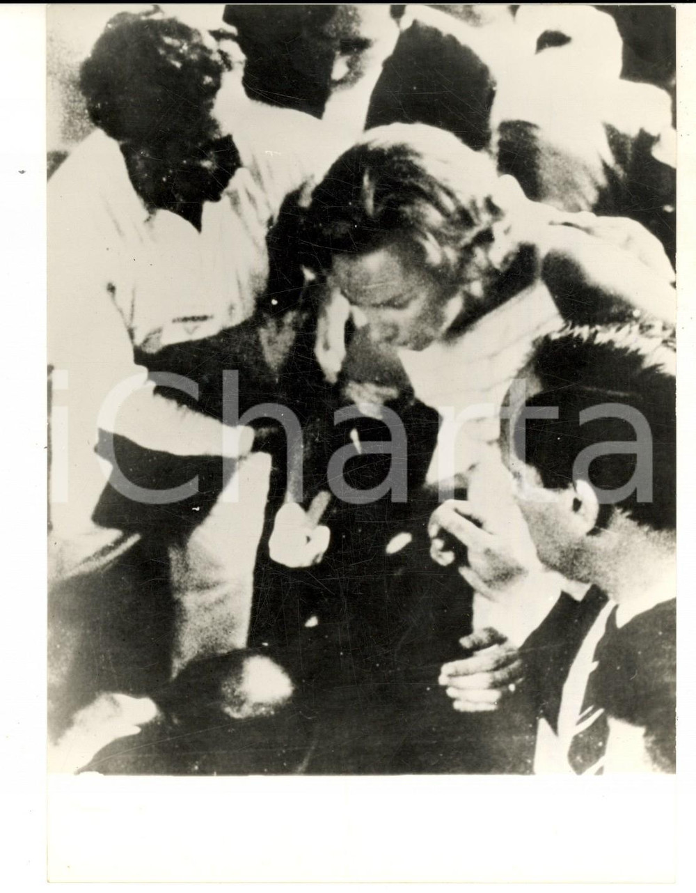 1968 LOS ANGELES Attentato a Robert KENNEDY - Arrivo della moglie Ethel *Foto