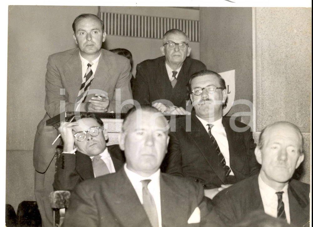 Fotografia d epoca originale 1958 BOURNEMOUTH Leslie CANNON at the Trade Union Congress conference Photo 1