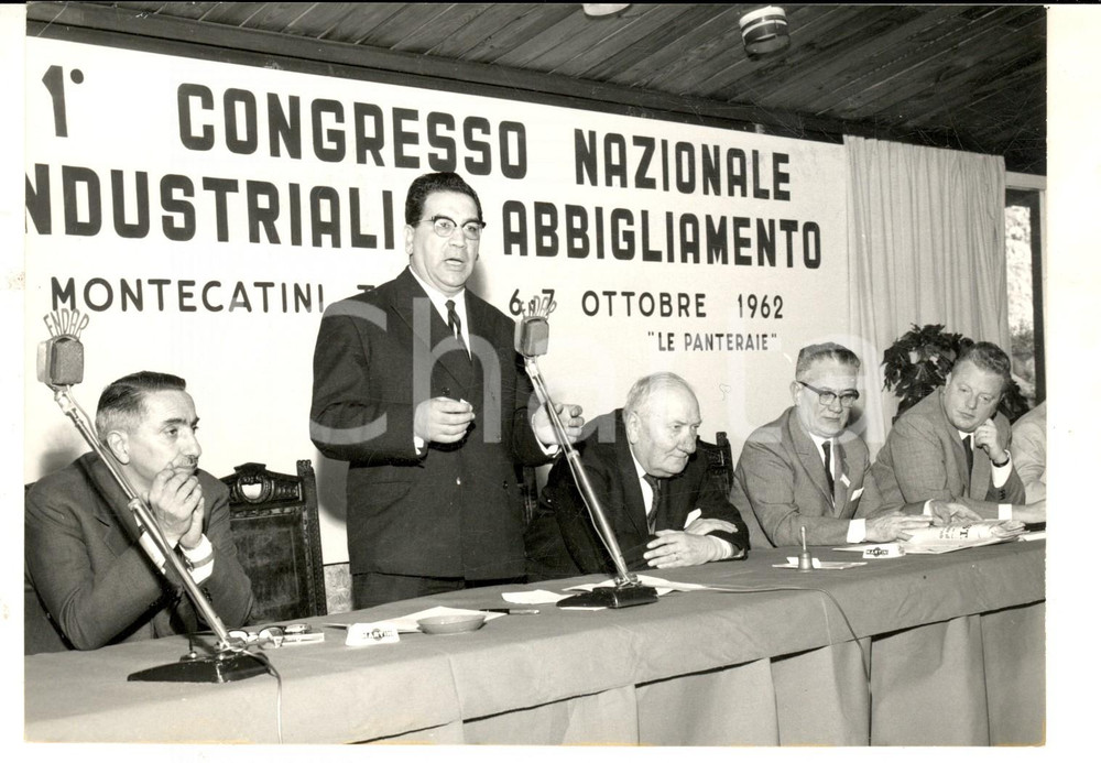 1962 MONTECATINI I° Congresso Industriali Abbigliamento - Vittorio CERVONE *Foto