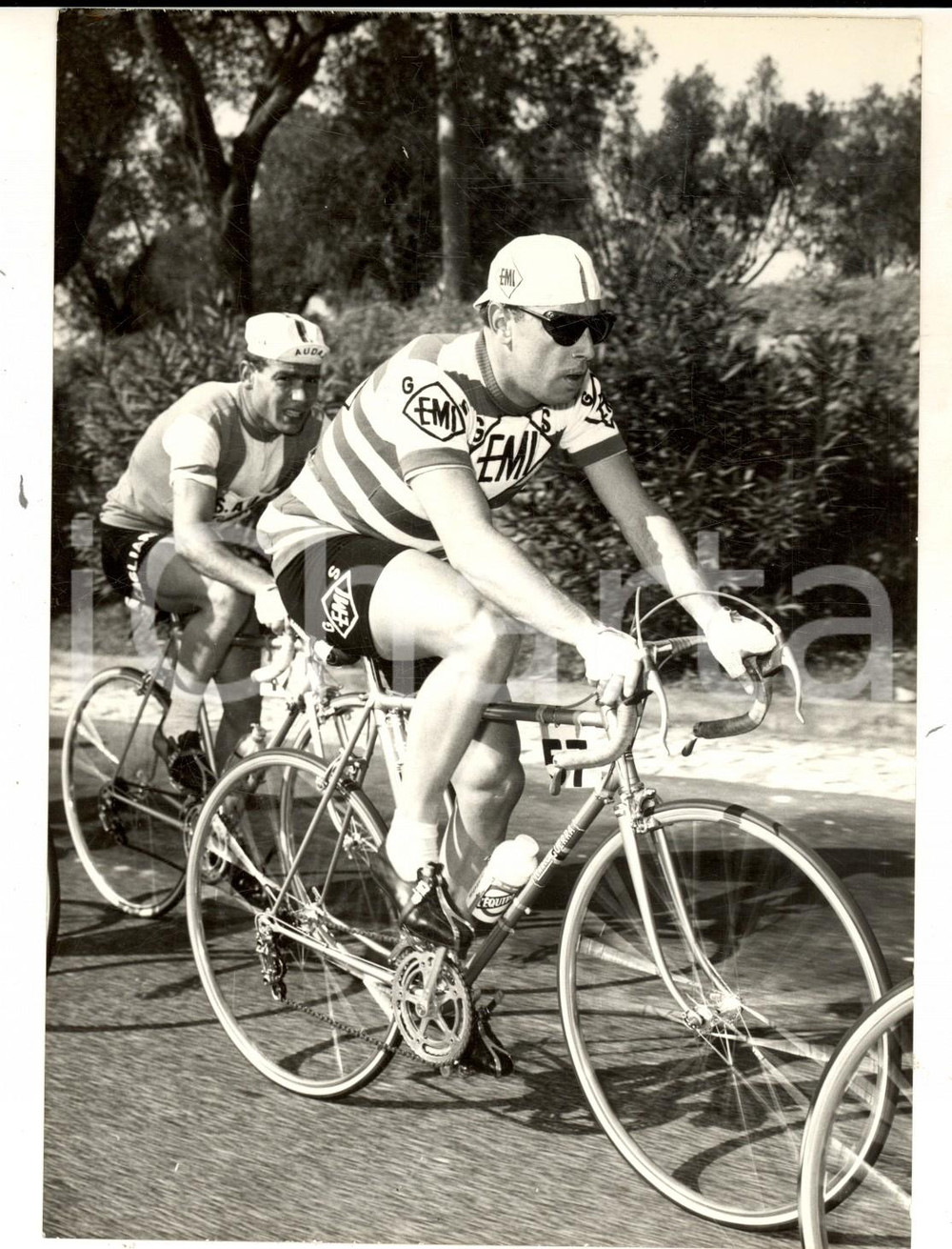Fotografia d epoca originale 1960 CICLISMO GIRO DI SARDEGNA Paolo GUAZZINI nella tappa FORMIANAPOLI Foto 1