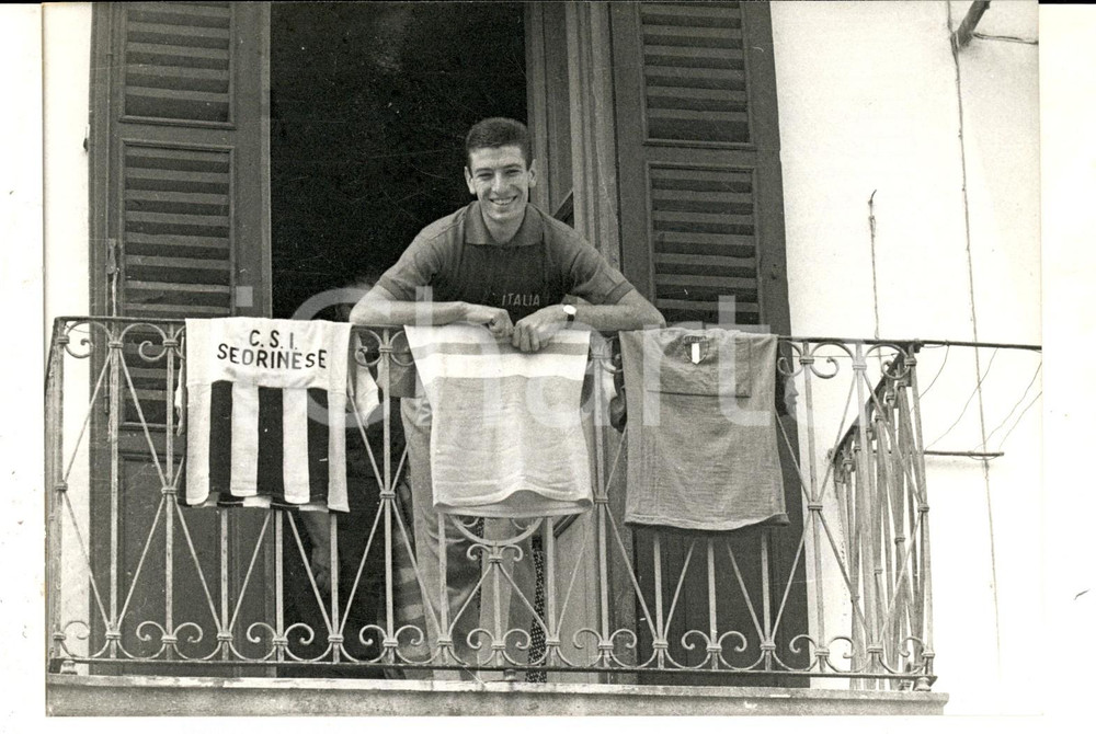 1964 SEDRINA (BG) Felice GIMONDI dopo la vittoria al TOUR DE L'AVENIR *Foto