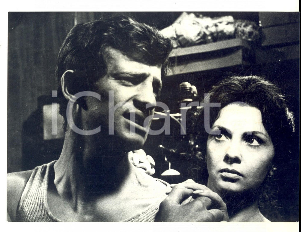 Fotografia d epoca originale 1963 CINEMA JeanPaul BELMONDO e Gina LOLLOBRIGIDA in Mare matto Foto 18x14 1