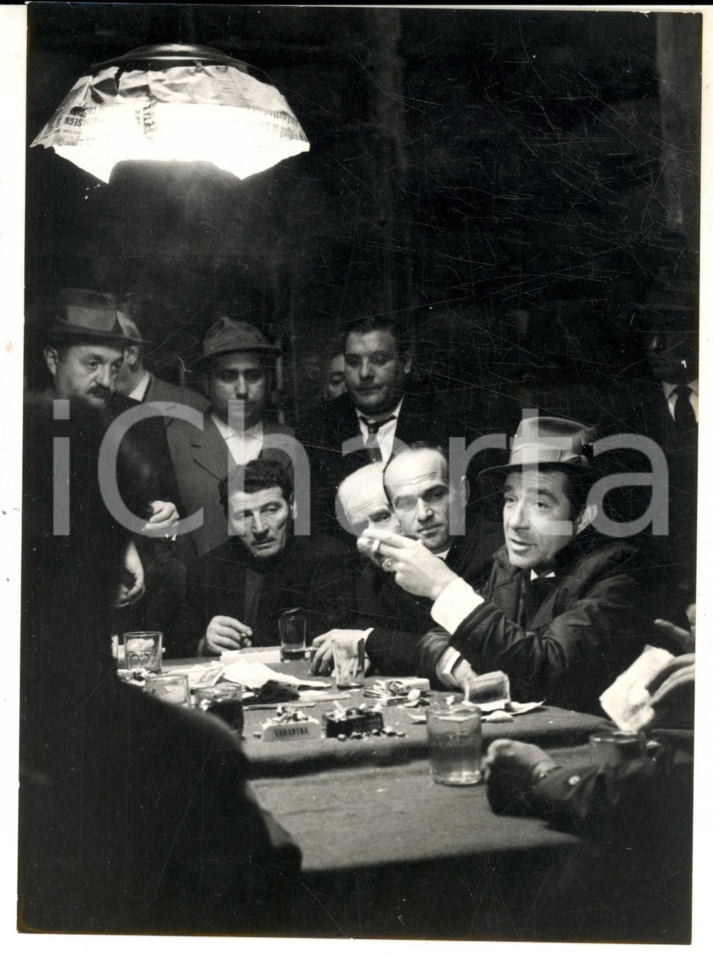 1963 CINEMA Ugo TOGNAZZI e Bernard BLIER sul set di "Altà infedeltà" *Foto 14x18