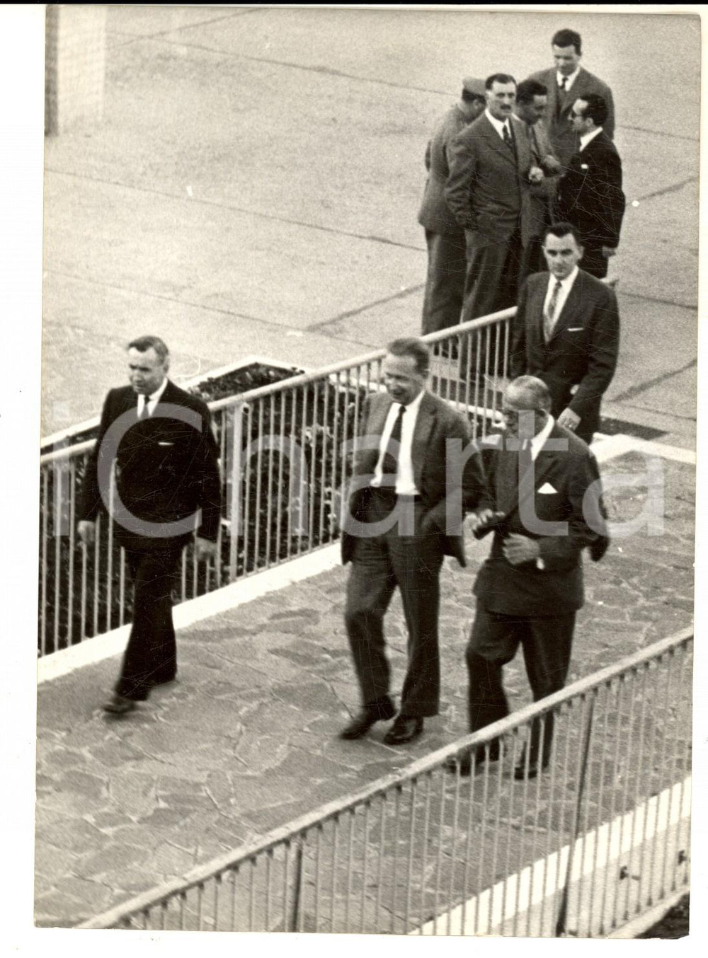 1957 ROMA Segretario generale ONU Dag HAMMARSKJOLD in visita *Foto 14x18