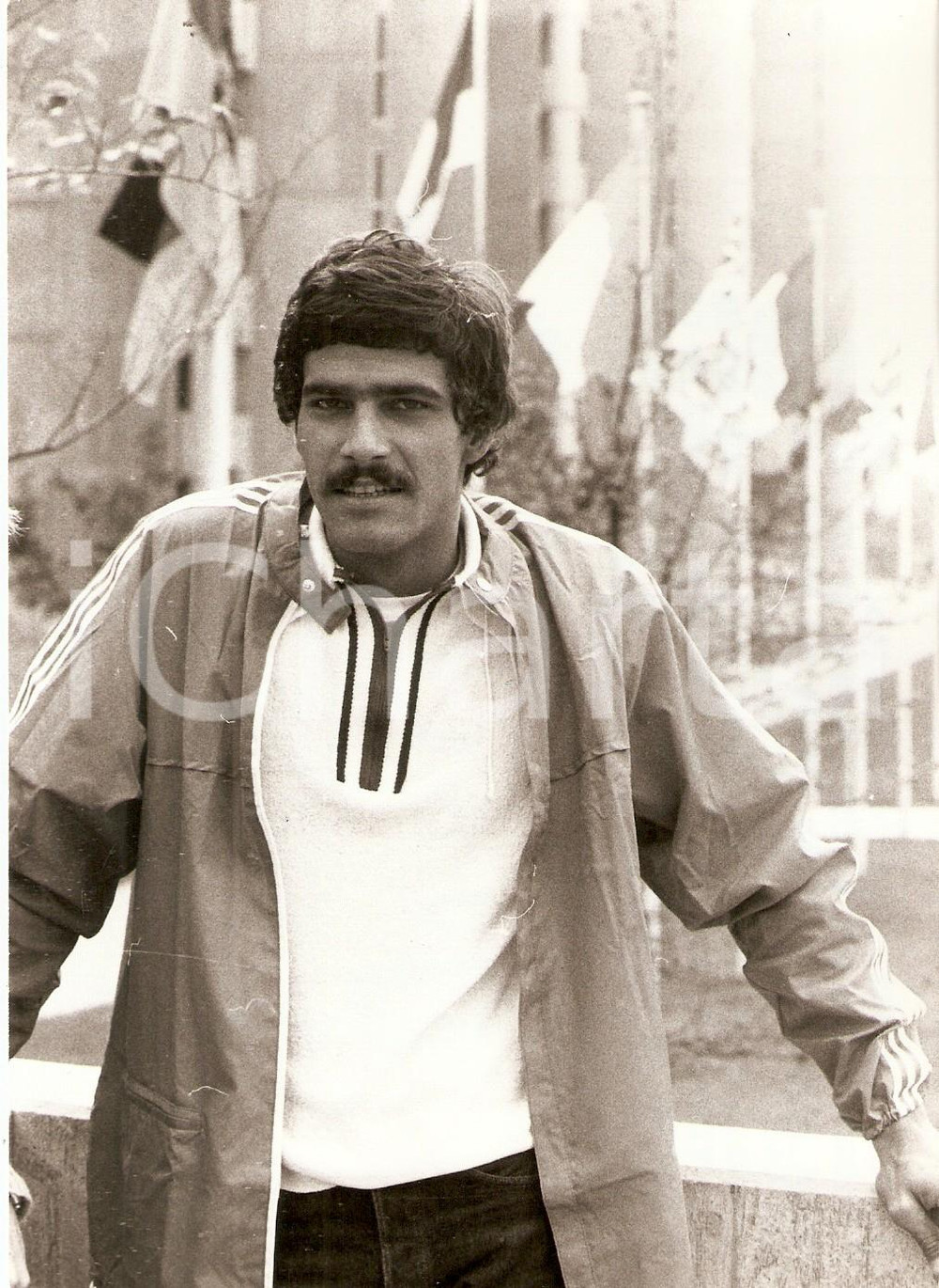 Fotografia d epoca originale 1972 NUOTO Ritratto del nuotatore Mark SPITZ Foto 13x17 cm 1