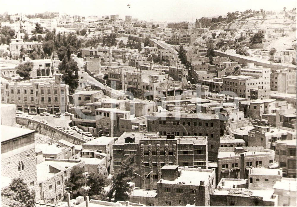 Fotografia d epoca originale 1970 AMMAN JORDAN View of the city Foto 17x13 cm 1