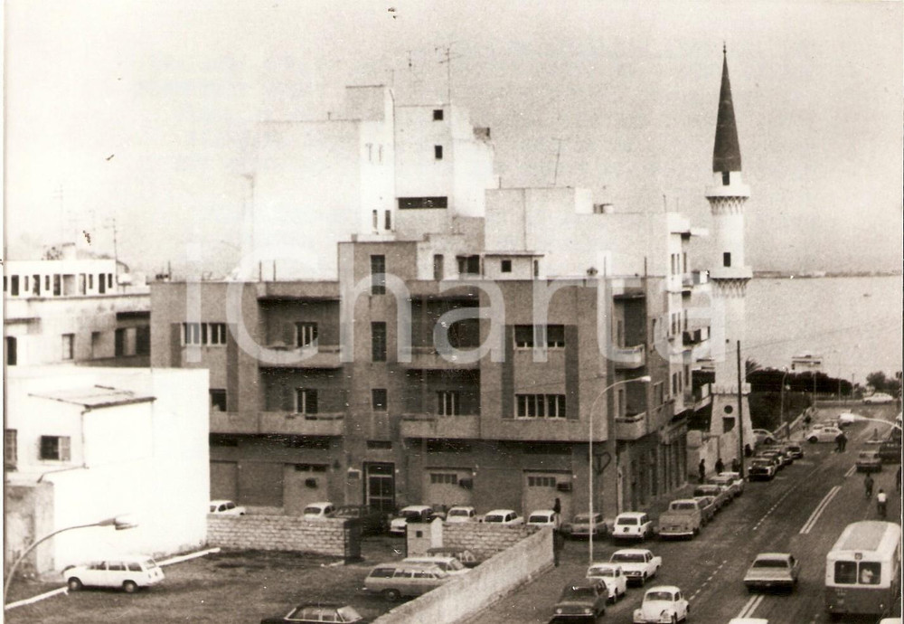 Fotografia d epoca originale 1970 TRIPOLI LIBIA Ricostruzione e modernizzazione della cittÃ  Foto 17x13 cm 1