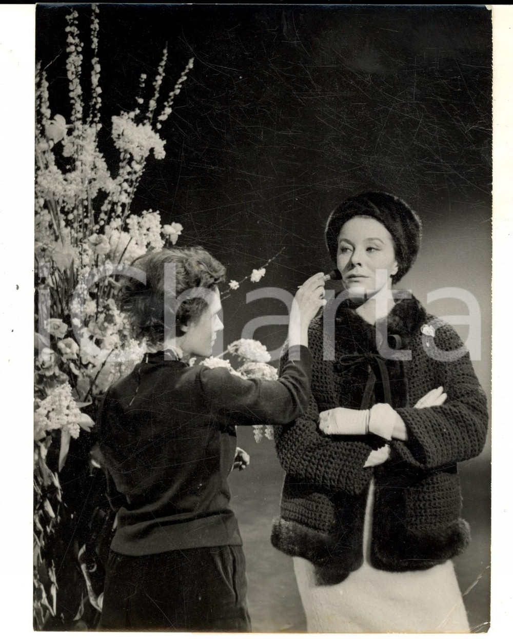 Fotografia d epoca originale 1961 CINEMA Modella BETTINA interpreta se stessa in Femmes de Paris Foto 14x18 1