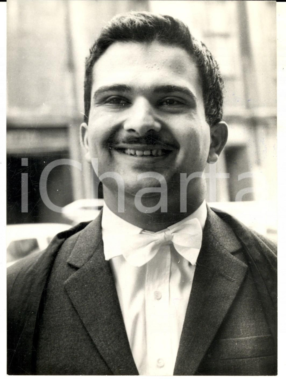 Fotografia d epoca originale 1967 LONDON Principe HASSAN DI GIORDANIA studente di Oxford Foto 13x18 1