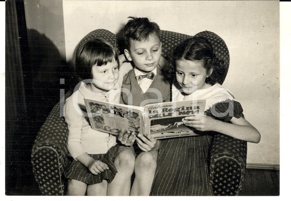 Fotografia d epoca originale 1959 TORINO Battista FERRERO vincitore della Croce Azzurra ai bimbi meritevoli 1