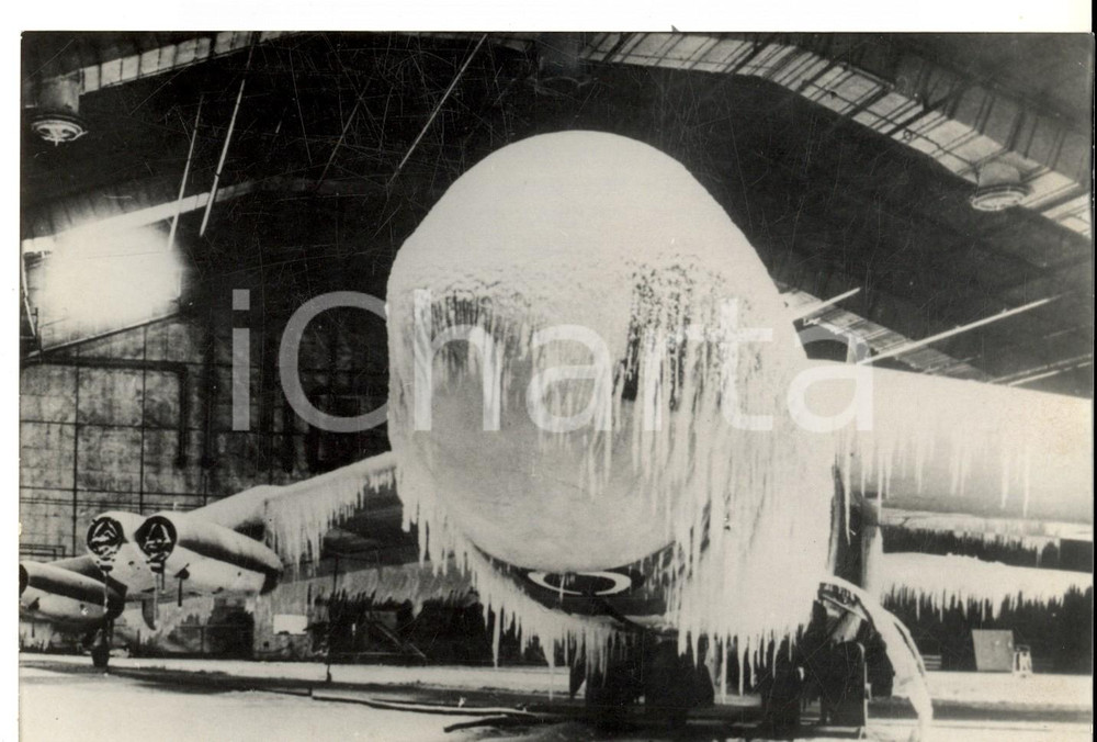 Fotografia d epoca originale 1970 US AIR FORCE Bombardiere B52 sottoposto a congelamento Foto 18x14 1