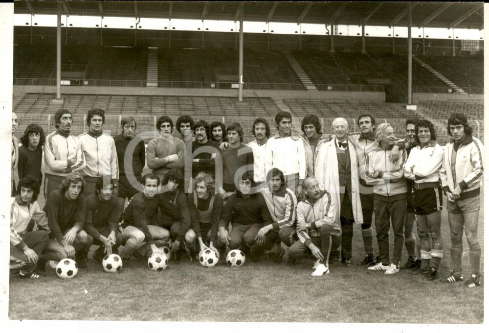 Fotografia d epoca originale 1974 MONDIALI CALCIO GERMANIA La squadra dell ARGENTINA Fotografia 18x14 cm 1