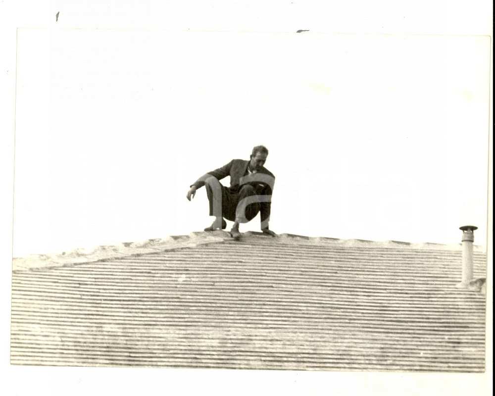 Fotografia d epoca originale 1959 GENOVA MARASSI Tentata evasione di Giovanni MORACA Nino il Napoletano 1