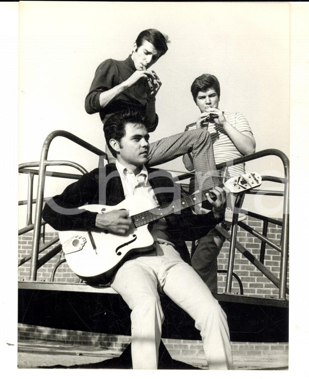 Fotografia d epoca originale 1968 FESTIVAL DI SANREMO I SANDPIPERS interpreti di Quando m innamoro Foto 1