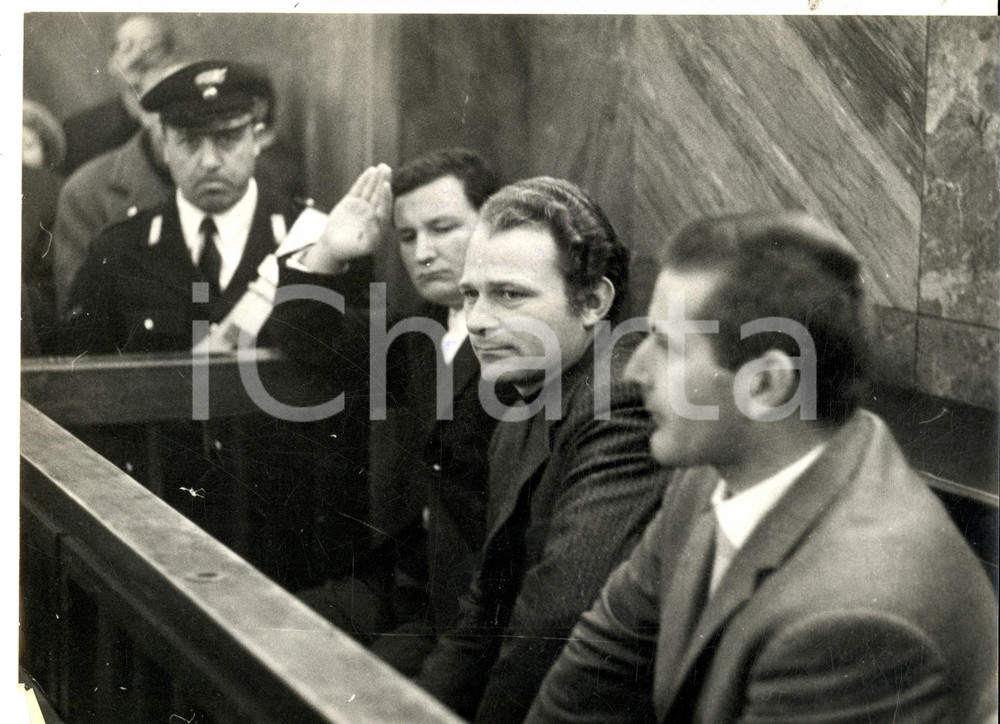 Fotografia d epoca originale 1967 MILANO Processo alla Banda del lunedÃ¬ BRENTAN MAGAGNIN TONELLA Foto 1