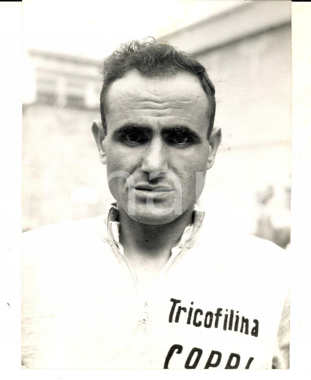 Fotografia d epoca originale 1959 CICLISMO GIRO D ITALIA Michele GISMONDI per la TRICOFILINACOPPI Foto 1