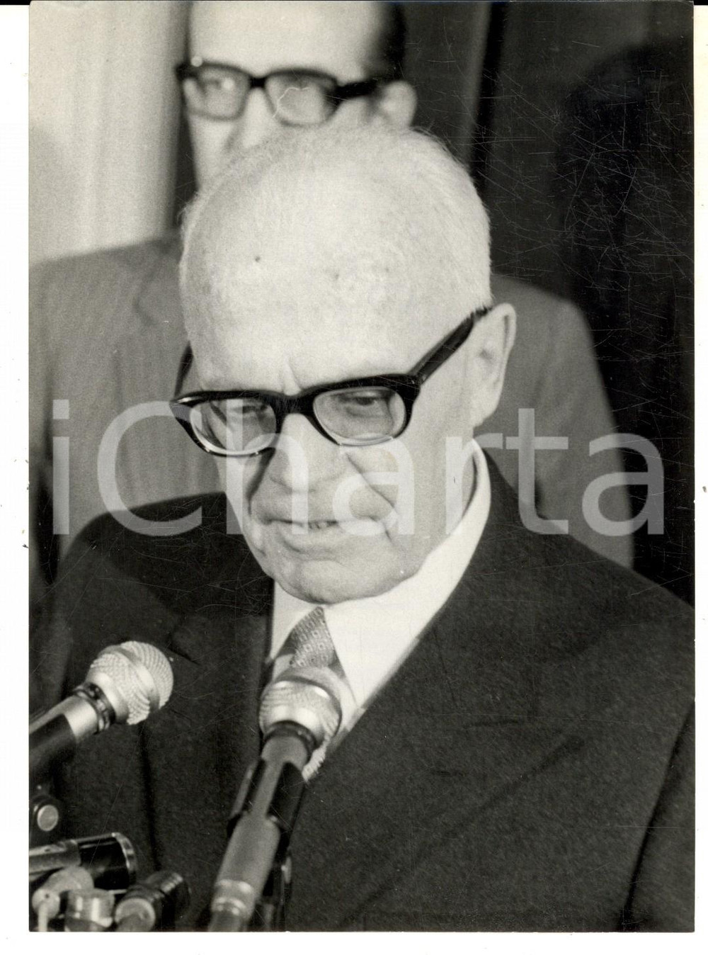 Fotografia d epoca originale 1970 ROMA Ritratto dell on. Sandro PERTINI Presidente della Camera Foto 1