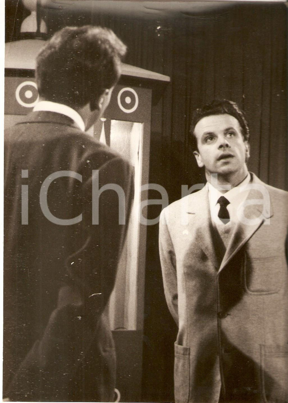 Fotografia d epoca originale 1956 LASCIA O RADDOPPIA Radiologo milanese Enrico MANTERO Concorrente Foto 1