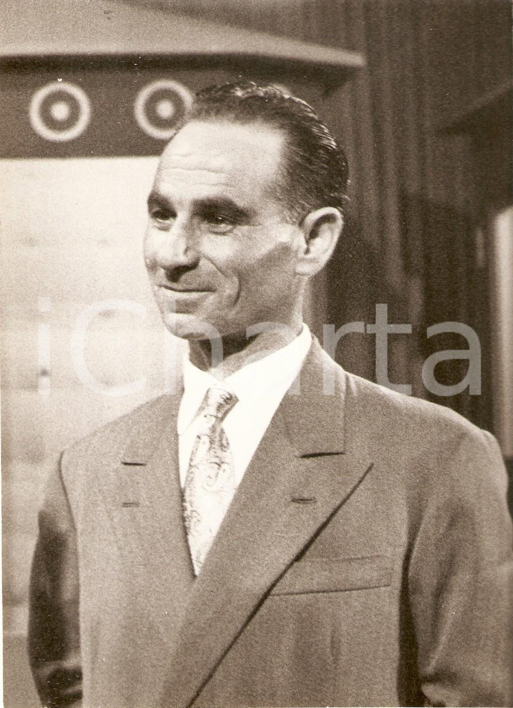 Fotografia d epoca originale 1957 LASCIA O RADDOPPIA Concorrente Salvatore DE ROSA Foto 18x13 cm 1