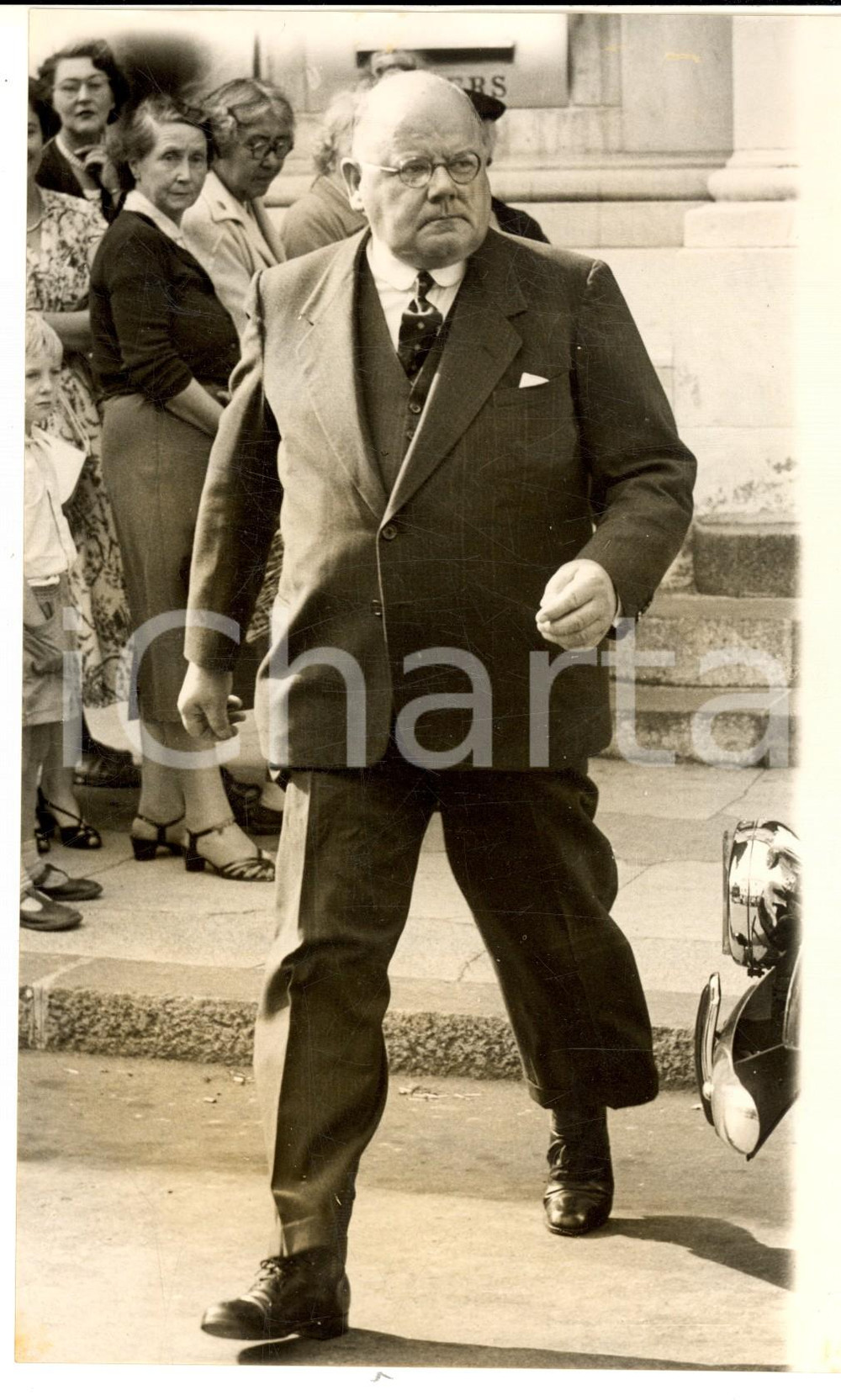 Fotografia d epoca originale 1957 LONDON John BODKIN ADAMS fined for forgery and fakse pretences Photo 12x21 1