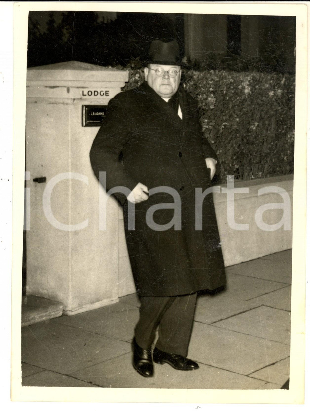 Fotografia d epoca originale 1957 LONDON John BODKIN ADAMS charged with murder of Edith MORRELL Photo 15x20 1