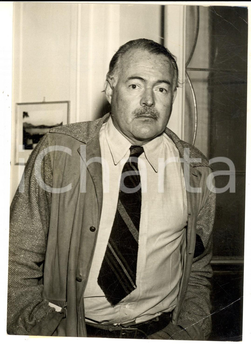 1950 ITALIA (?) Ernest HEMINGWAY - Ritratto dello scrittore (1) *Foto 13x18