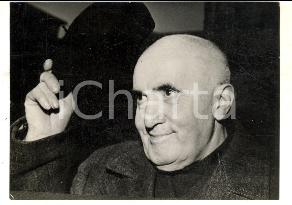 Fotografia d epoca originale 1959 BOLOGNA Ergastolano Adriano FARNE  libero dopo la grazia di GRONCHI Foto 1